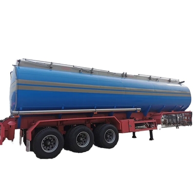 सीआईएमसी Q370R 13150*2500*4100mm 1 डिब्बे 15000kgs Tare वजन 10 पीसी पत्तियों वसंत 45CBM 3 एक्सल एलएनजी परिवहन टैंक अर्ध ट्रेलर