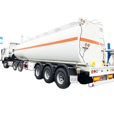 सीआईएमसी 3 एक्सल 30000L/40000L/50000L /60000L कार्बन/स्टेनलेस स्टील तेल/ईंधन/डीजल/गैसोलीन/पानी/दूध टैंकर ट्रक सेमी ट्रेलर