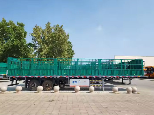 सीआईएमसी कारखाना प्रत्यक्ष 3/4 धुरी परिवहन निर्माण सामग्री अन्य थोक बाड़ कार्गो ट्रेलर