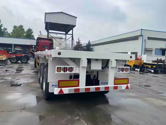 CIMC 40/45ft स्टील 3/4Axle ओवरसाइज्ड और कंटेनरीकृत कार्गो एक्सटेंडेबल फ्लैटबेड ट्रेलर