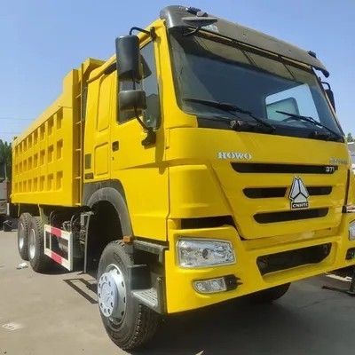 सकल वाहन भार 10-15T सिनोट्रक HOWO 6X4 डंप ट्रक टिपर 371HP 360° रियर कैमरा