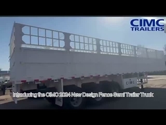 पशुधन और भारी भार के सुरक्षित परिवहन के लिए उच्च प्रदर्शन बाड़ अर्ध ट्रेलर