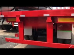 सीआईएमसी 2/3/4 एक्सल्स 12m-14m 40-100t अफ्रीका कंटेनर कार्गो परिवहन फ्लैटबेड अर्ध ट्रेलर